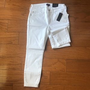 NYDJ White Convertible Ankle Jeans